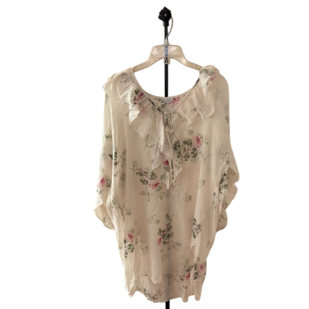 Cacique Lingerie Floral Sheer Sleep Dress